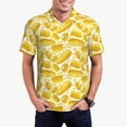 thumbnail image 1 of Hirioo Ears Of Corn for Men’s Polo Shirts Quick Dry Short Sleeve Golf T Shirt Performance Moisture Wicking Casual Workout,Sizes S-4XL-3X-Large, 1 of 6