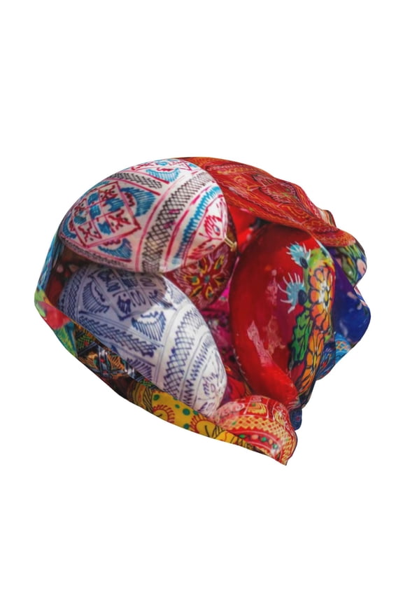 Easter Eggs for Multifunction Beanie Hat for Men and Women Unisex for Winter Sports, Outdoor Activities, and Daily Wear