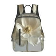 thumbnail image 1 of Hirioo Elegant Ivory Flower for Lightweight Backpack, Durable and Comfortable, Ideal for Travel, School, Hiking, and Everyday Use, 1 of 9