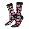 thumbnail image 1 of Hirioo Elements Pattern Adult Middle Tube Socks Breathable Sock Non-Pilling,Contrasting Color Design, 1 of 6