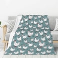 thumbnail image 1 of Hirioo Farm Birds for Flannel Blanket, Cozy and Warm Throw for Bed or Couch ,Perfect for All Seasons-80"x60", 1 of 6