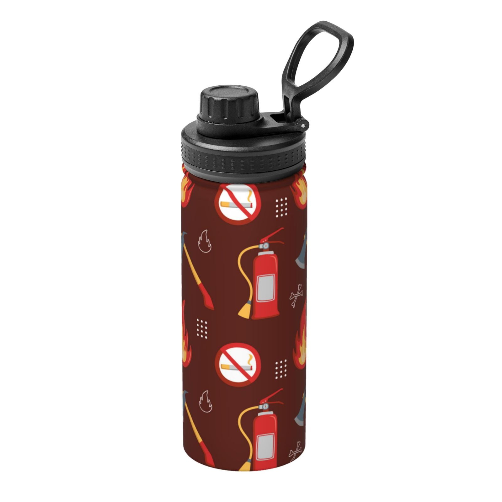Hirioo Fire Extinguisher for 18oz Sports Insulated Kettle for Gym Hiking Camping Running Mountain Bike Outdoor Sports