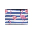 thumbnail image 1 of Hirioo Flamingo for Paper Reusable Cosmetic Bag Zipper Encouragement Travel Pouch Toiletry Bag for Women Girls, 1 of 7