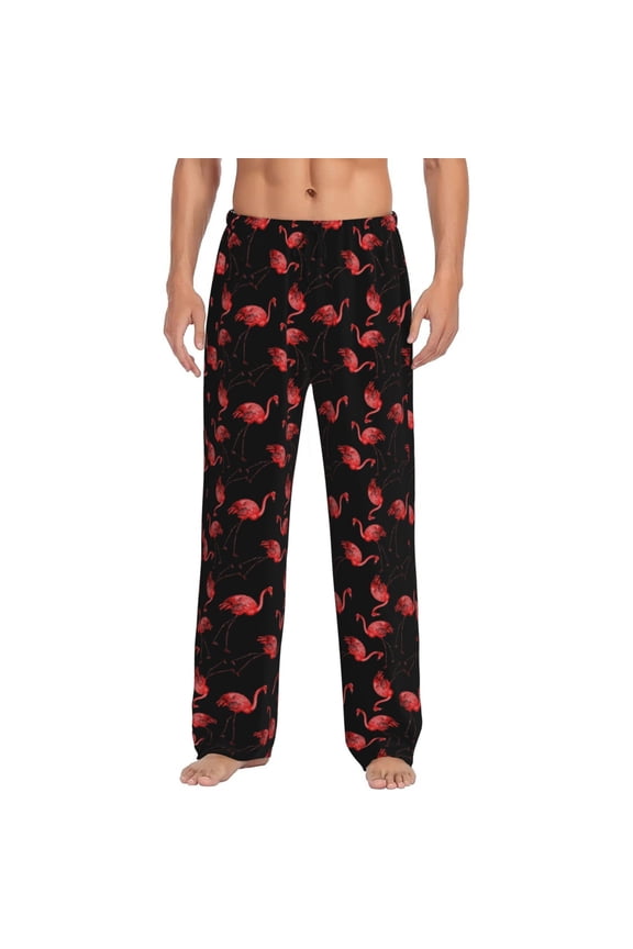 Flamingo for Women's PJ Pajama Pants Sleep Pants Women's Home Trousers with Pockets,S-3XL-Large