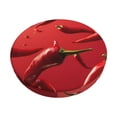 thumbnail image 1 of Hirioo Floating Red Chili Peppers for Round Bar Stool Seat Covers Washable Stool Cushion Slipcover Elastic Bar Chair Covers for 12-14 Inch Chair-13 inch, 1 of 7