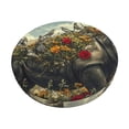 thumbnail image 1 of Hirioo Floral Rhino With Birds for Round Bar Stool Seat Covers Washable Stool Cushion Slipcover Elastic Bar Chair Covers for 12-14 Inch Chair-12 inch, 1 of 7