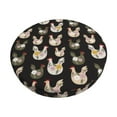 thumbnail image 1 of Hirioo Flowe Rooster for Round Bar Stool Seat Covers Washable Stool Cushion Slipcover Elastic Bar Chair Covers for 12-14 Inch Chair-13 inch, 1 of 7