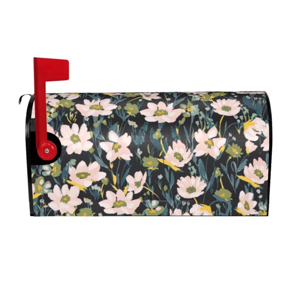 Hirioo Flowers for Magnetic, Waterproof Mailbox Cover,Perfect for Fall, Winter, Spring, and Summer Outdoor Decor-21x18 in