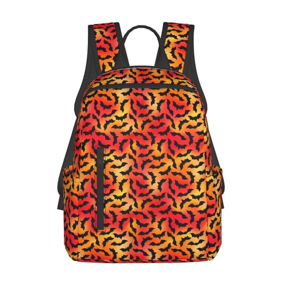 Hirioo Flying Black Bat for Lightweight Backpack, Durable and Comfortable, Ideal for Travel, School, Hiking, and Everyday Use