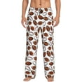 thumbnail image 1 of Hirioo Football for Men's PJ Pajama Pants Sleep Pants Men's Home Trousers with Pockets,S-3XL-X-Large, 1 of 6