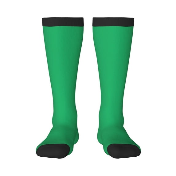 Hirioo Forestgreen for Adult Stockings Breathable Sock Non-Pilling,Contrasting Color Design