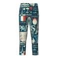 thumbnail image 1 of Hirioo France and Paris for Teenagers' Pajama Pants Womens Lounge Pants with Pockets Pj Bottoms Pants for Men-Large, 1 of 6