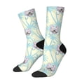 thumbnail image 1 of Hirioo French Bulldog 3 Pattern Adult Middle Tube Socks Breathable Sock Non-Pilling,Contrasting Color Design, 1 of 6