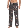 thumbnail image 1 of Hirioo French Bulldogs for Men's PJ Pajama Pants Sleep Pants Men's Home Trousers with Pockets,S-3XL-Small, 1 of 6