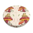 thumbnail image 1 of Hirioo Frog Sitting On Mushroom for Round Bar Stool Seat Covers Washable Stool Cushion Slipcover Elastic Bar Chair Covers for 12-14 Inch Chair-13 inch, 1 of 7