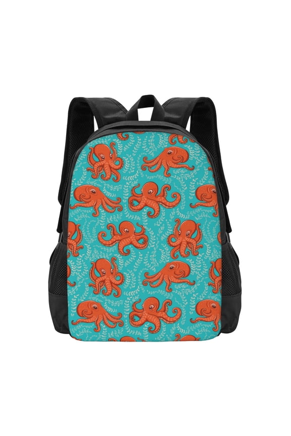 Fun Octopus for Minimalist Backpack Large Capacity Backpack Travel Backpack For School