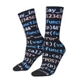 thumbnail image 1 of Hirioo Function Source Code Pattern Adult Middle Tube Socks Breathable Sock Non-Pilling,Contrasting Color Design, 1 of 6