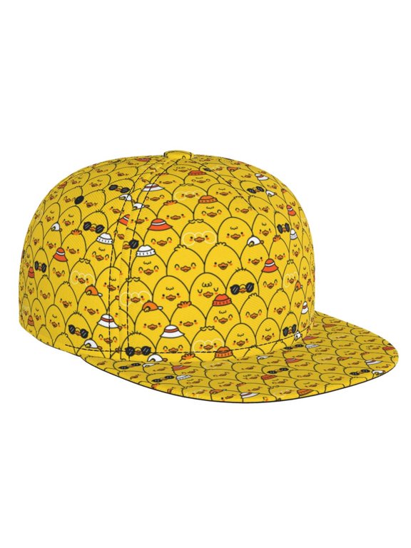 Funny Ducks for Baseball Cap Men Cap Flat Brim for Men Women Teens Adjustable Baseball Cap