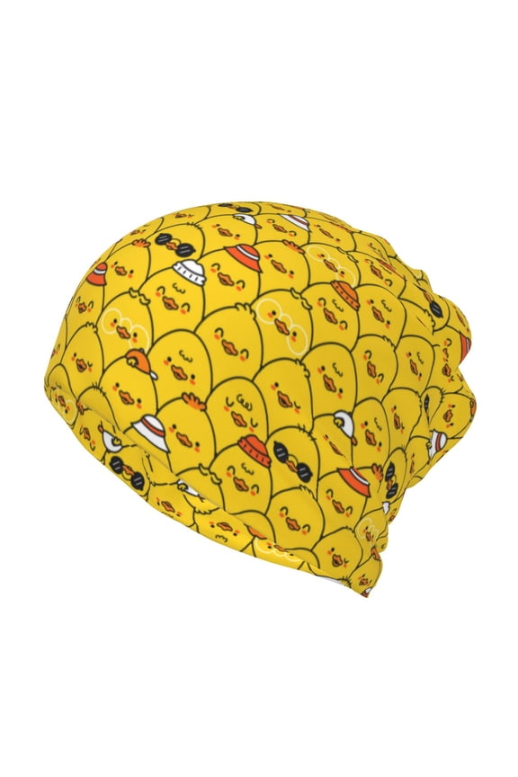 Funny Ducks for Multifunction Beanie Hat for Men and Women Unisex for Winter Sports, Outdoor Activities, and Daily Wear