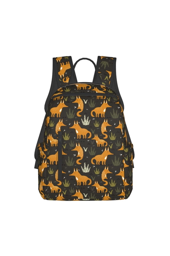Funny Fox by the Field for Lightweight Backpack, Durable and Comfortable, Ideal for Travel, School, Hiking, and Everyday Use