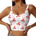 thumbnail image 1 of Hirioo Funny Gnomes for Women's Sports Vest with Full-Print Design, Stretchy Fabric and Removable Pads-X-Large, 1 of 8