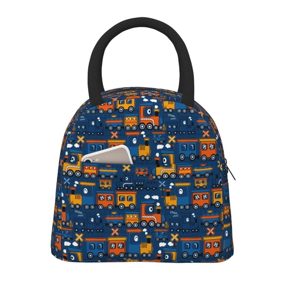 Hirioo Funny Steam Train for Eco-friendly Lunch Box,Leakproof Lunch Box for School, Work, Travel, and Picnics,Perfect for Meal Prep