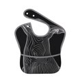 thumbnail image 1 of Hirioo Geometric Lines Dog Art for Baby Waterproof Pocket Bib Adjustable Closed for Babies Toddlers with Large Pocket 6-24Months, 1 of 8