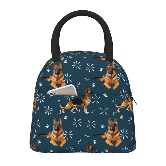 Hirioo German Shepherd Dog for Eco-friendly Lunch Box,Leakproof Lunch Box for School, Work, Travel, and Picnics,Perfect for Meal Prep