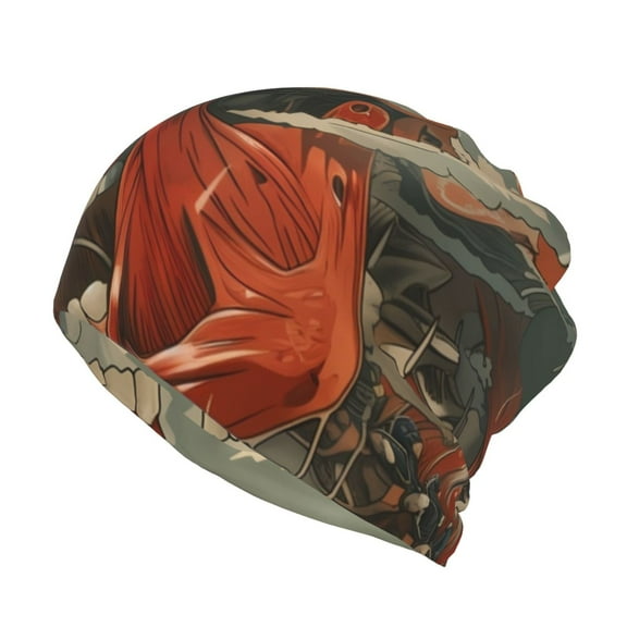 Hirioo Gigantic Skull In Clouds for Multifunction Beanie Hat for Men and Women Unisex for Winter Sports, Outdoor Activities, and Daily Wear