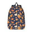thumbnail image 1 of Hirioo Gingerbread Delights Canvas Backpack, Durable Travel Backpack with Multiple Compartments,Large Capacity, Backpack for School, Hiking, Work, 1 of 7