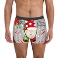 thumbnail image 1 of Hirioo Gnome And Buffalo Plaid for Men's Boxer Briefs Men Cotton Underwear Boxer Briefs Panties-Medium, 1 of 5