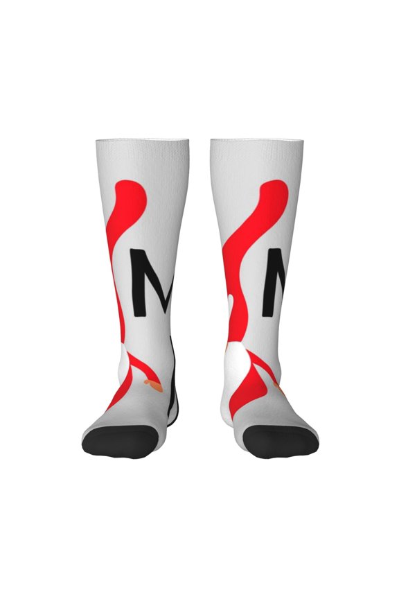 Gnome Home With A Cute Gnome for Adult Stockings Breathable Sock Non-Pilling,Contrasting Color Design