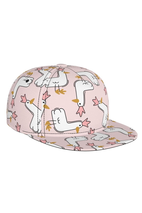 Goose Queen for Baseball Cap Men Cap Flat Brim for Men Women Teens Adjustable Baseball Cap