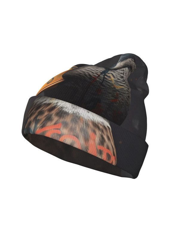 Graffiti Cool Duck for Men's Knit Cuffed Beanie for Outdoor Activities Unisex