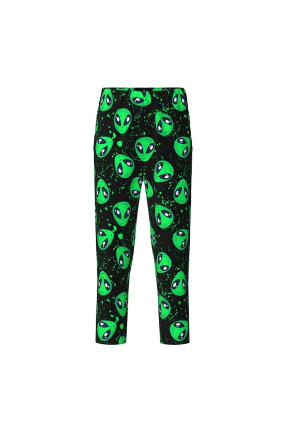 Green Monster for Teenagers' Pajama Pants Womens Lounge Pants with Pockets Pj Bottoms Pants for Men-Medium
