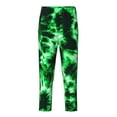 thumbnail image 1 of Hirioo Green Tie Dye for Teenagers' Pajama Pants Womens Lounge Pants with Pockets Pj Bottoms Pants for Men-XS(5-6), 1 of 6