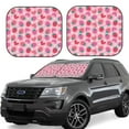 thumbnail image 1 of Hirioo Haear Strawberry for 2PCS Windshield Sun Shade Foldable | Front Windshield Shade for Sun, Heat and UV Rays-Medium, 1 of 6