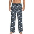 thumbnail image 1 of Hirioo Halloween A for Women's PJ Pajama Pants Sleep Pants Women's Home Trousers with Pockets,S-3XL-Large, 1 of 6