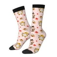 thumbnail image 1 of Hirioo Halloween Gnomes Pattern Adult Middle Tube Socks Breathable Sock Non-Pilling,Contrasting Color Design, 1 of 6
