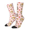 thumbnail image 1 of Hirioo Halloween Gnomes Pattern Adult Middle Tube Socks Breathable Sock Non-Pilling,Contrasting Color Design, 1 of 6