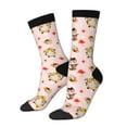 thumbnail image 1 of Hirioo Halloween Gnomes Pattern Adult Middle Tube Socks Breathable Sock Non-Pilling,Contrasting Color Design, 1 of 6