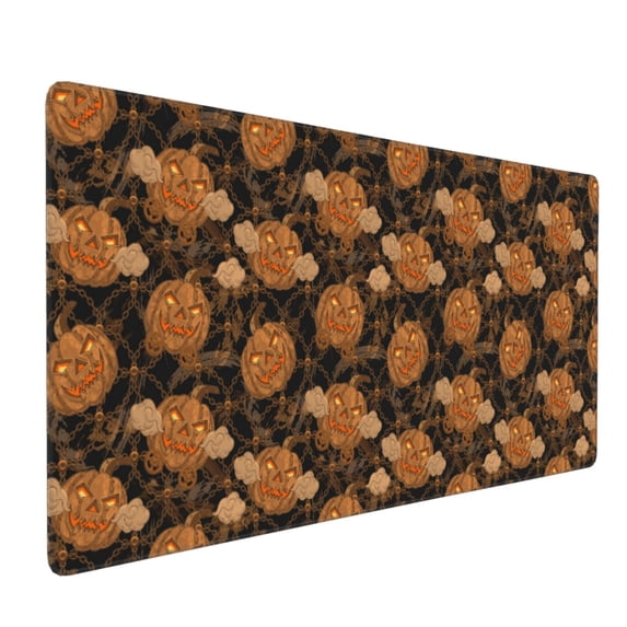 Hirioo Halloween4 for Mouse Pad ,Anti-Slip Base, Durable Stitched Edges, Perfect for Gaming, Office, and Home Use,16x35.5in