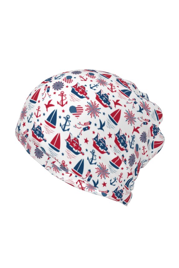 Happy Columbus Day for Multifunction Beanie Hat for Men and Women Unisex for Winter Sports, Outdoor Activities, and Daily Wear