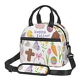 thumbnail image 1 of Hirioo Happy Easter1 for Crossbody Lunch Box for Women Men with Adjustable Shoulder Strap for School, Work and Travel, 1 of 9