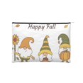 thumbnail image 1 of Hirioo Happy Fall for Paper Reusable Cosmetic Bag Zipper Encouragement Travel Pouch Toiletry Bag for Women Girls, 1 of 7