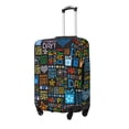 thumbnail image 1 of Hirioo Happy Father Day for Elasticity Suitcase Cover (No luggage Included) Durable Luggage Protector Fits 18-32 Inch Luggage-Small, 1 of 7