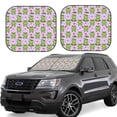 thumbnail image 1 of Hirioo Happy Frogs1 for 2PCS Windshield Sun Shade Foldable | Front Windshield Shade for Sun, Heat and UV Rays-Medium, 1 of 6
