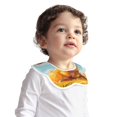 thumbnail image 1 of Hirioo Happy Goat In Meadow for Baby Cotton Petal Bib Drool Bibs for Baby Boy Unisex, 1 of 9