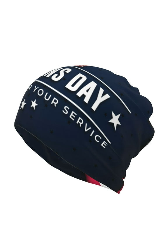 Happy Veterans Day for Multifunction Beanie Hat for Men and Women Unisex for Winter Sports, Outdoor Activities, and Daily Wear