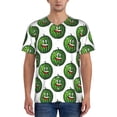thumbnail image 1 of Hirioo Happy Watermelon for Men's Baseball T-shirt Shirts Short Sleeve Casual Summer Button Stretch T Shirts,Size S-4XL-XX-Large, 1 of 7